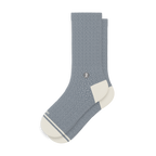 The Asteroid | Blue Marl Heel Hammock™ Crew Socks - Shinesty