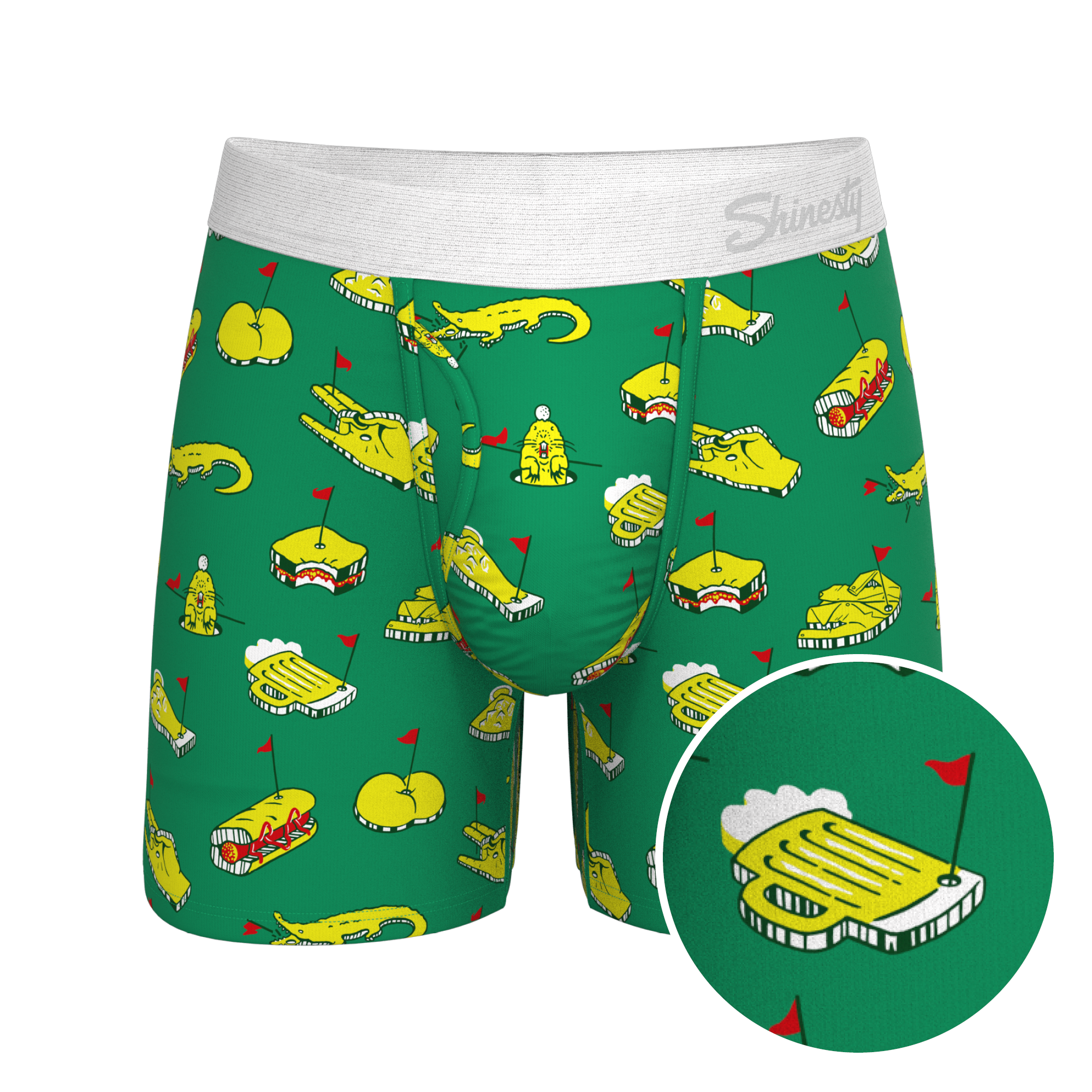 The 19th Hole | Golf Tournament Holes Ball Hammock® Pouch Underwear With Fly - Shinesty