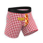 The Hot Diggity | Corn Dog Ball Hammock® Pouch Underwear With Fly - Shinesty