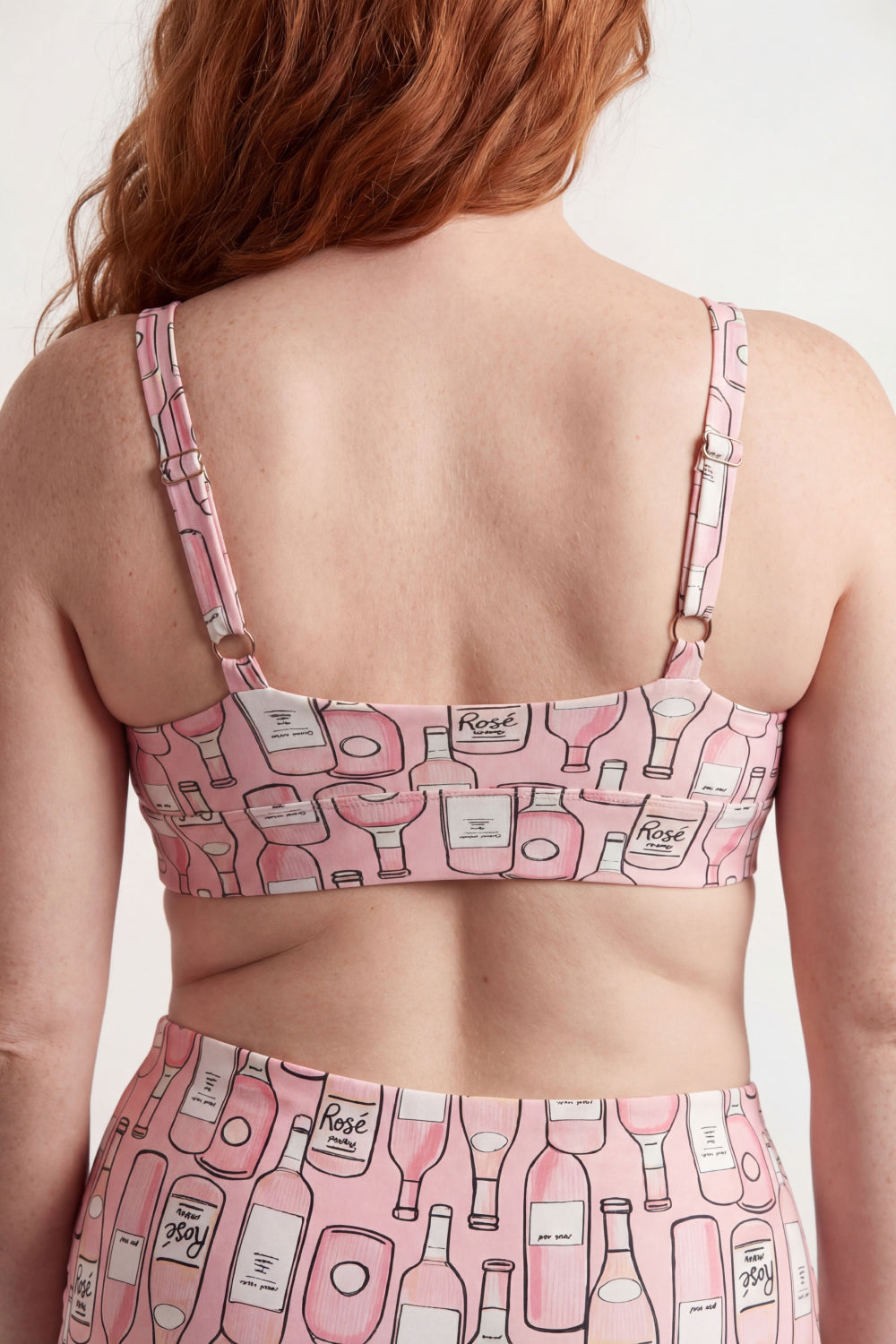 The All Day | Rosé Wine Boob Hammock™ Plunge Bralette - Shinesty