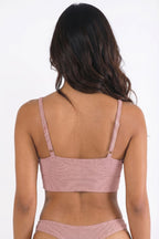 The Bell Pep | Red Chambray Boob Hammock™ Scoop Bralette - Shinesty