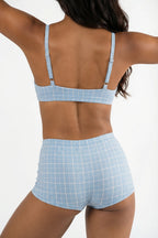 The Spick & Span | Window Pane Plaid Modal Boyshort Underwear - Shinesty