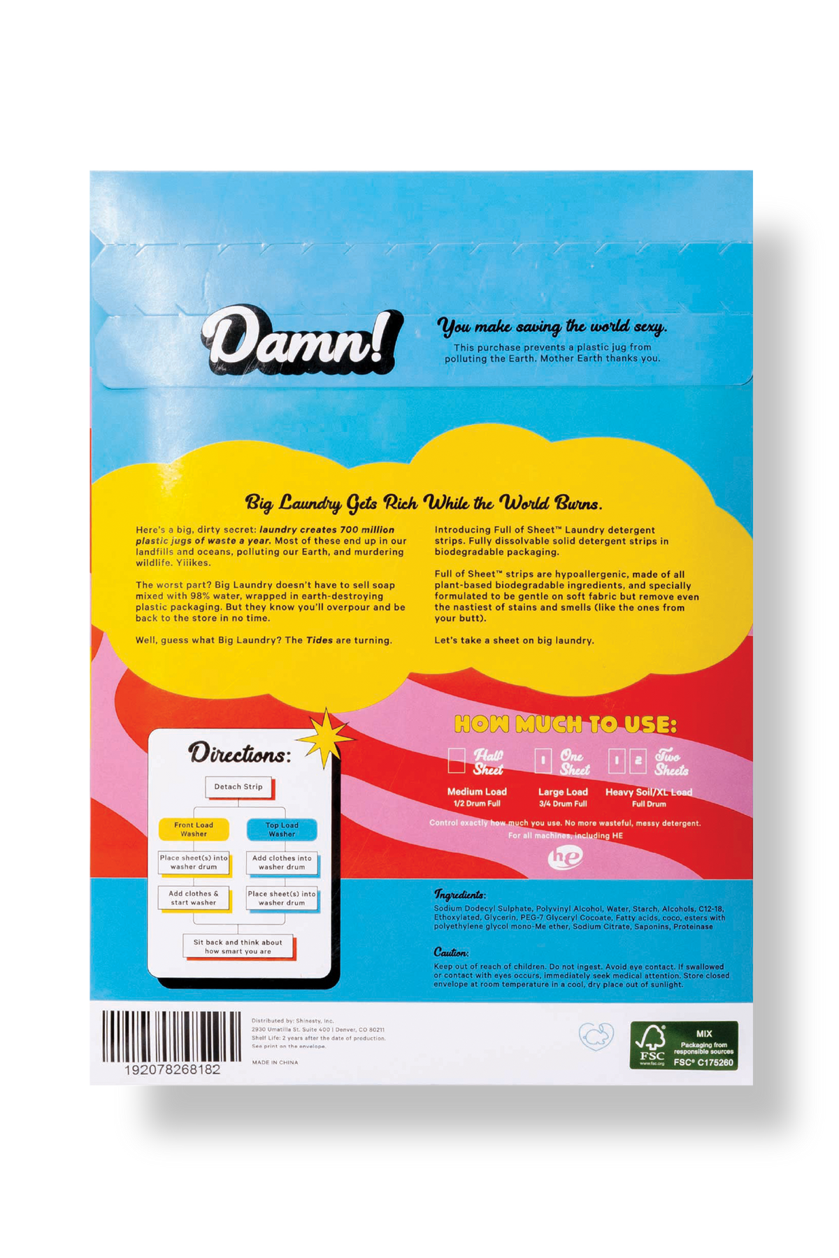 The Full Of Sheet | Boulder Breeze Eco-Laundry Detergent Strips - Shinesty