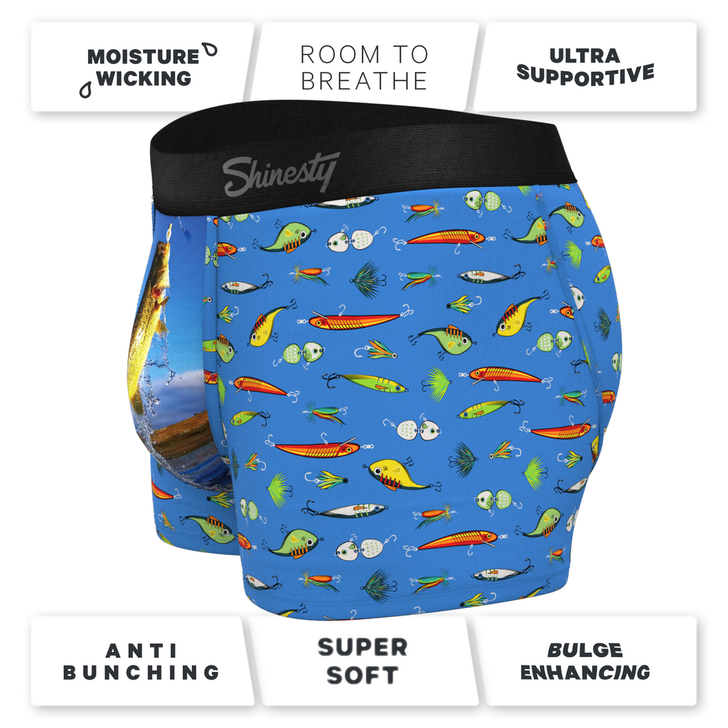 The Bait and Tackle | Bass Ball Hammock® Pouch Trunks Underwear - Shinesty