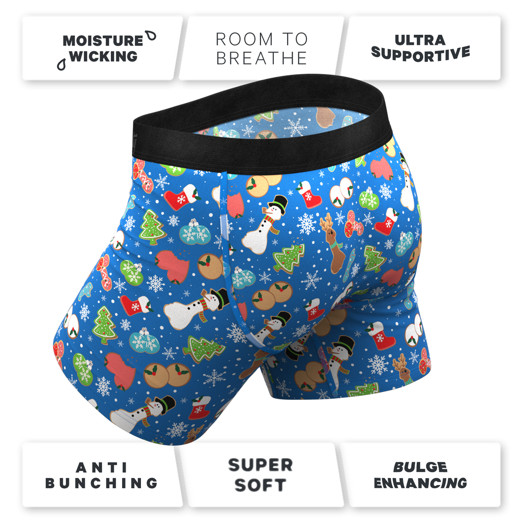 The Baked Goodies | Christmas Cookies Ball Hammock® Pouch Underwear - Shinesty
