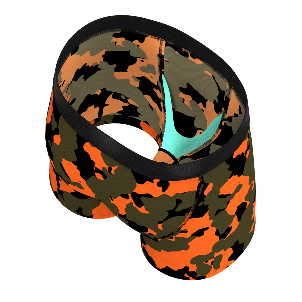 The Bambi Bunchers | Camo Deer Youth Boxer Briefs - Shinesty