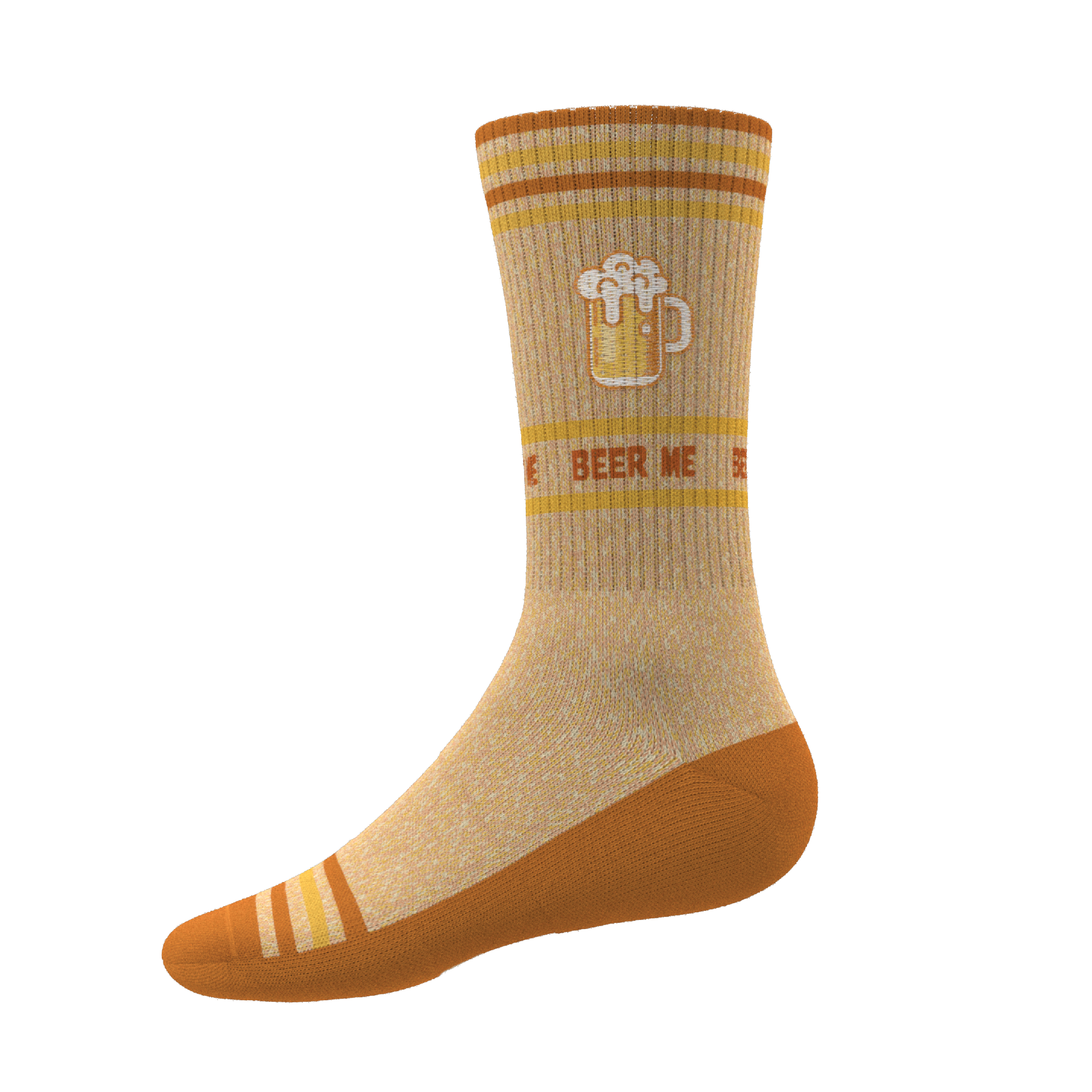 The Barley Pop | Beer Heel Hammock™ Crew Socks - Shinesty