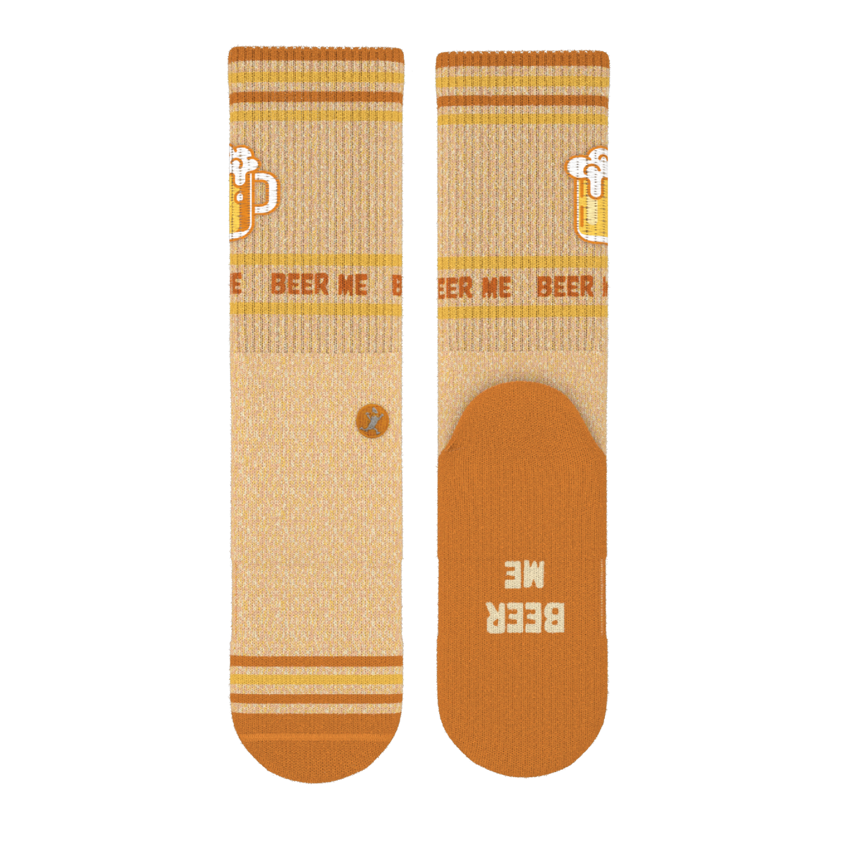 The Barley Pop | Beer Heel Hammock™ Crew Socks - Shinesty