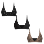 The Basics | Boob Hammock™ Triangle Bralette 3 Pack - Shinesty