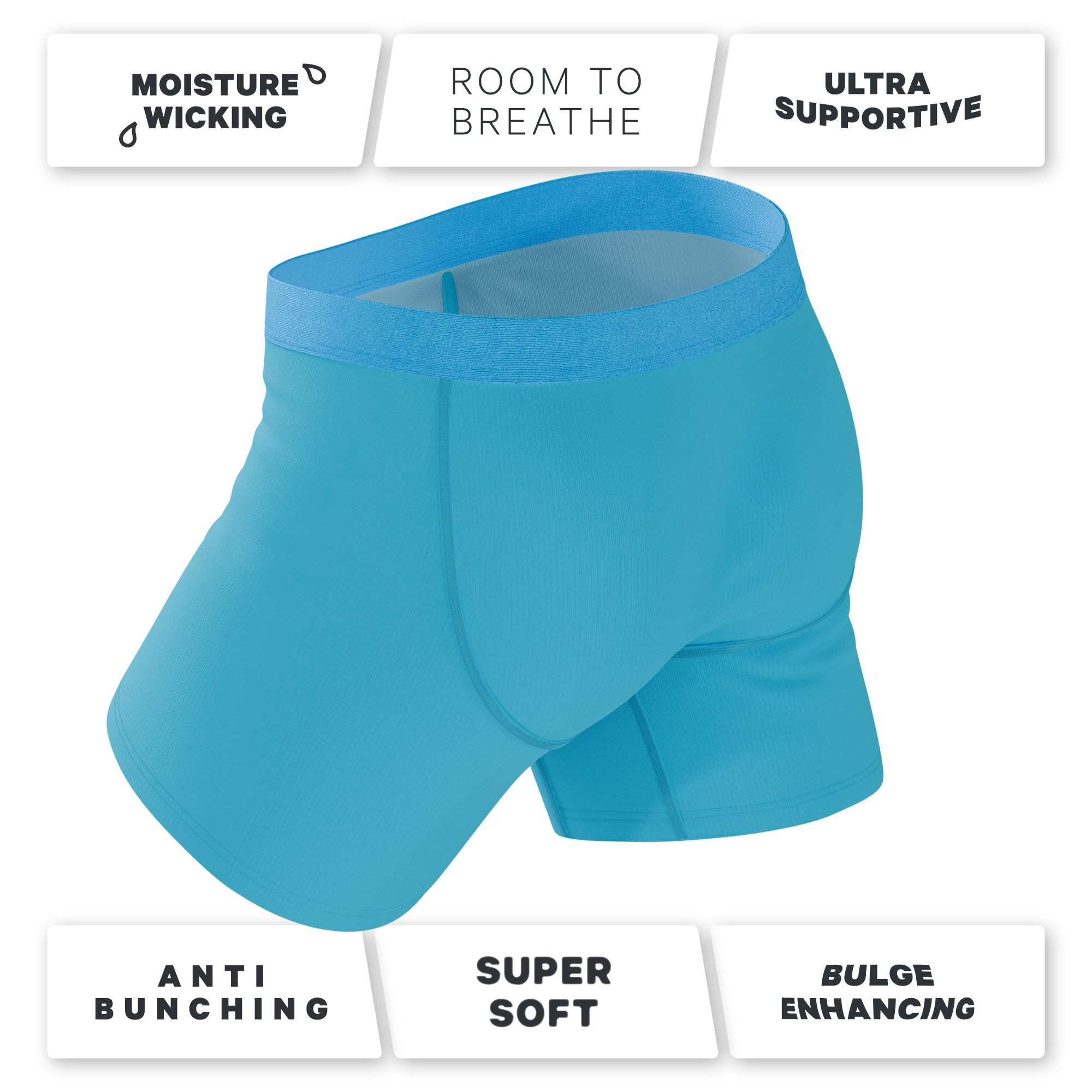 The Beach Please | Palm Tree Ball Hammock® Pouch Underwear With Fly - Shinesty