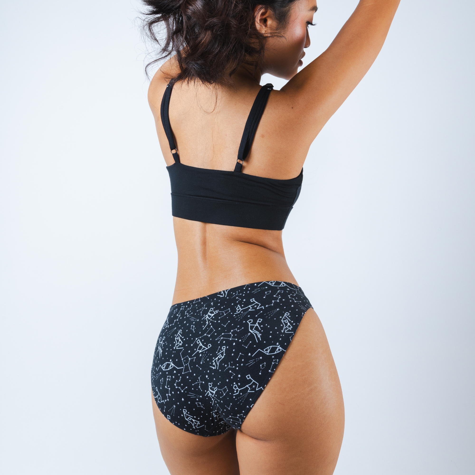 The Big Bang | Glow In The Dark Constellation Modal Bikini Underwear - Shinesty