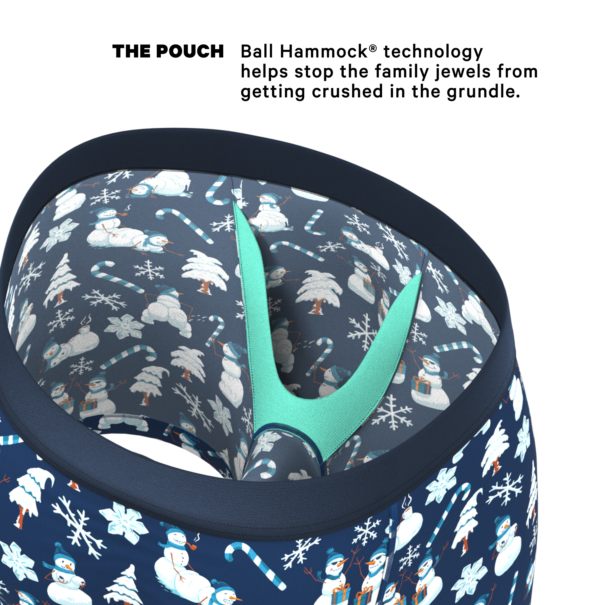The Big Blizzard | Naughty Snowmen Ball Hammock® Pouch Underwear - Shinesty