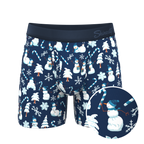 The Big Blizzard | Naughty Snowmen Ball Hammock® Pouch Underwear With Fly - Shinesty