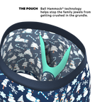 The Big Blizzard | Naughty Snowmen Ball Hammock® Pouch Underwear With Fly - Shinesty