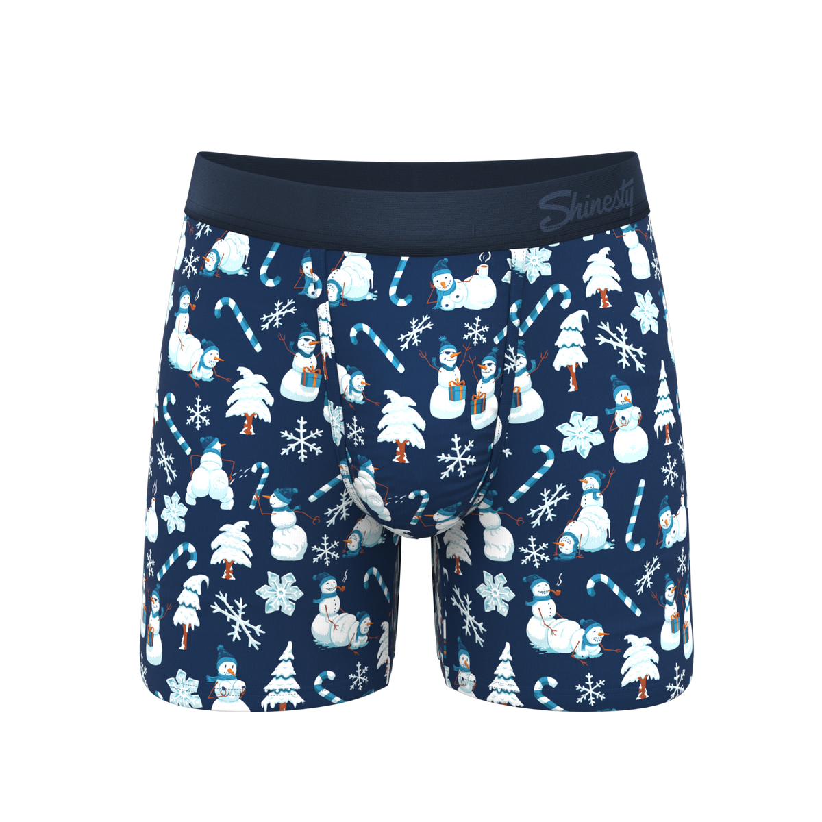 The Big Blizzard | Naughty Snowmen Ball Hammock® Pouch Underwear With Fly - Shinesty