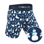 The Big Blizzard | Naughty Snowmen Ball Hammock® Boxer - Long Leg - Shinesty