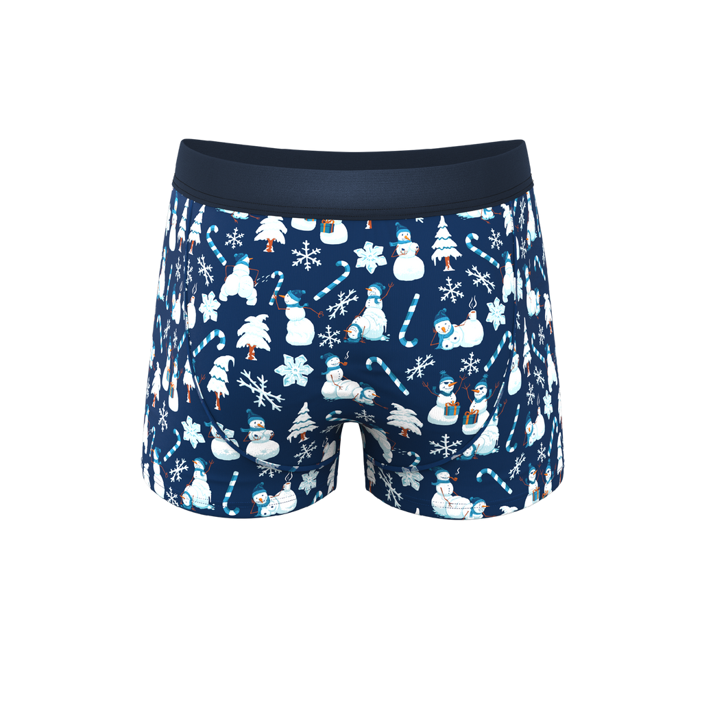 The Big Blizzard | Naughty Snowmen Ball Hammock® Pouch Trunks Underwear - Shinesty