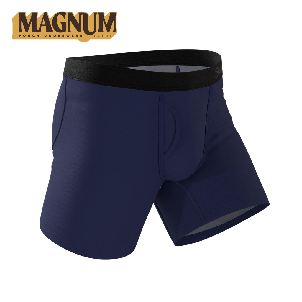 The Big Blue | Navy Ball Hammock® Magnum Big Pouch Underwear - Shinesty