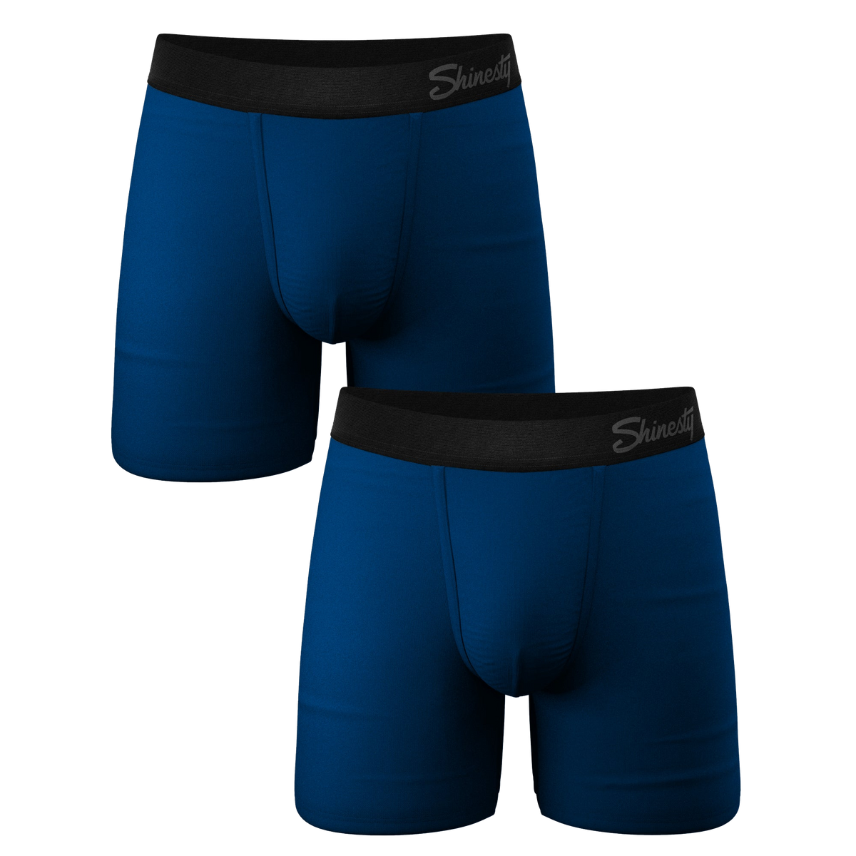 The Big Blue | Navy Ball Hammock® Boxer Couples Matching Underwear 2 Pack - Shinesty