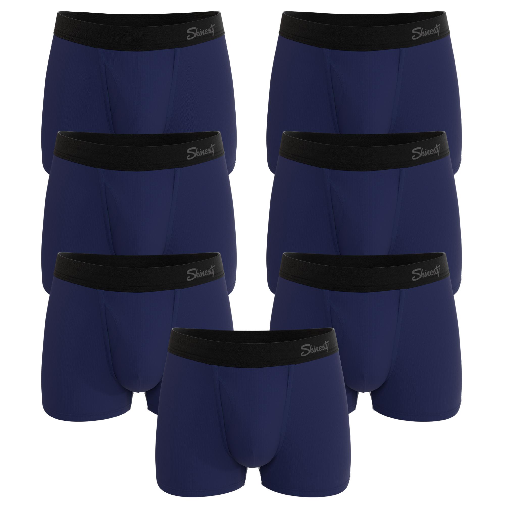 The Big Blue | Ball Hammock® Pouch Trunks Underwear 7 Pack - Shinesty
