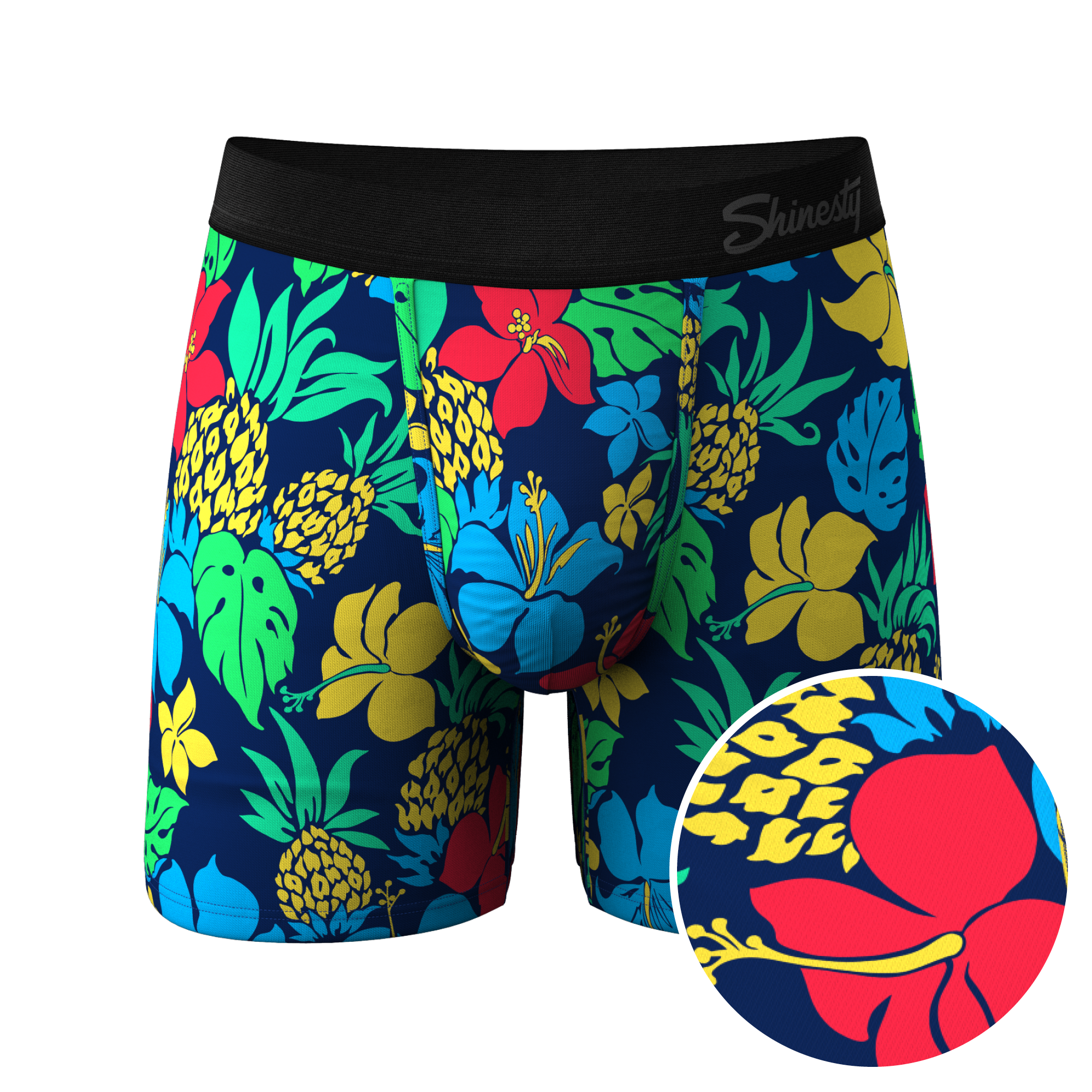 The Big Kahunas | Hawaiian Print Ball Hammock® Pouch Underwear - Shinesty