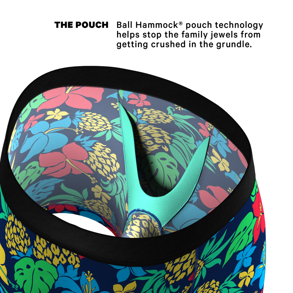 The Big Kahunas | Hawaiian Print Ball Hammock® Pouch Underwear - Shinesty
