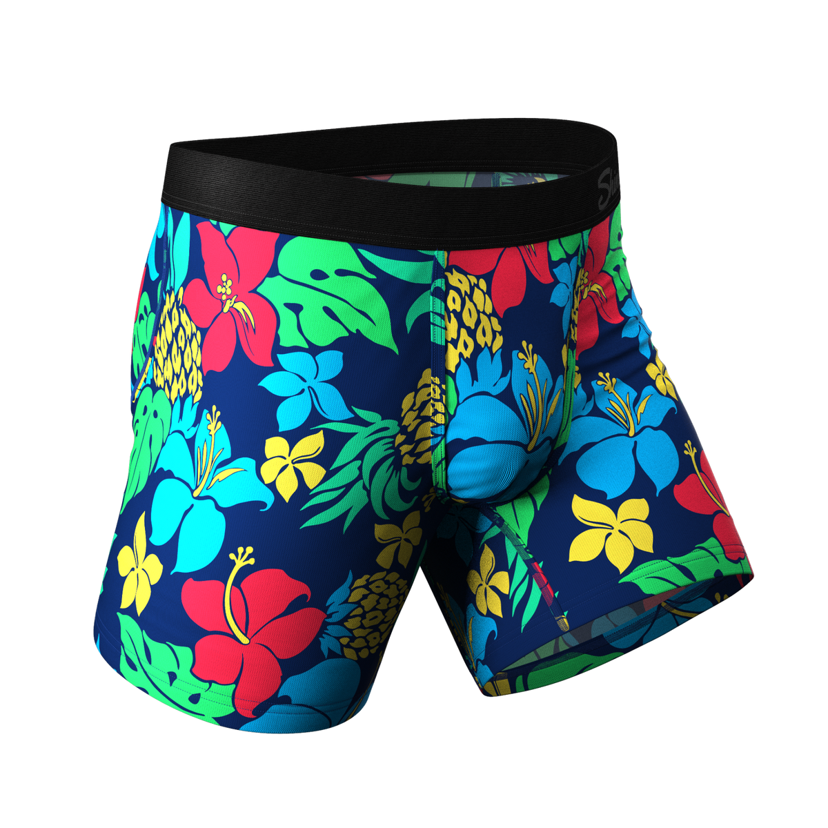 The Big Kahunas | Hawaiian Print Ball Hammock® Pouch Underwear - Shinesty