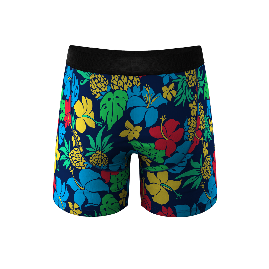 The Big Kahunas | Hawaiian Ball Hammock® Pouch Underwear With Fly - Shinesty