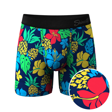 The Big Kahunas | Hawaiian Print Ball Hammock® Pouch Underwear