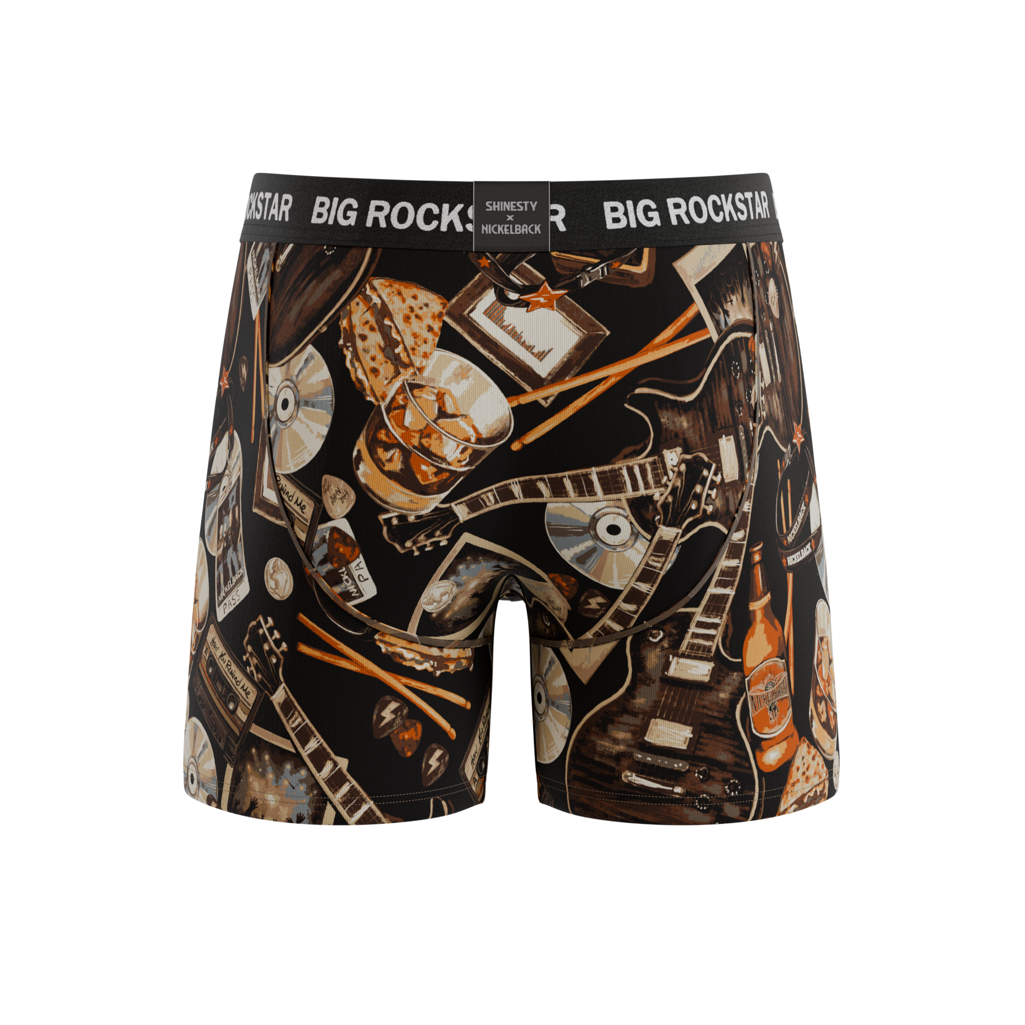 The Big Rock Star | Shinesty X Nickelback Guitar Ball Hammock® Pouch Underwear With Fly - Shinesty