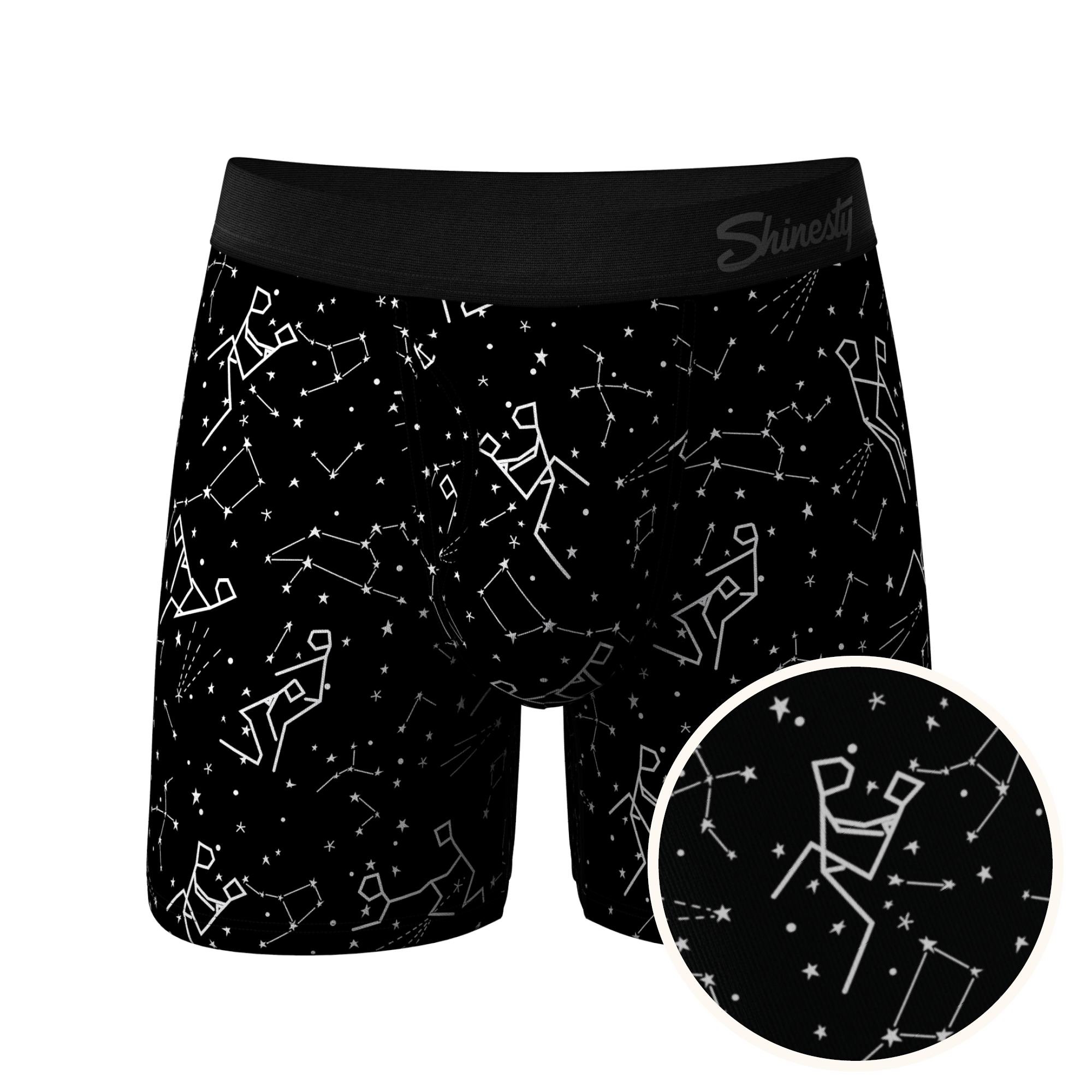 The Big Bang | Glow In The Dark Constellation Ball Hammock® Magnum Big Pouch Underwear - Shinesty