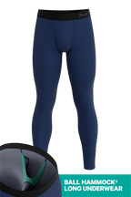 The Big Blue | Navy Ball Hammock® Long Johns - Shinesty