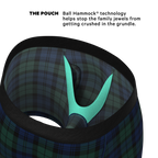 The Black Watch | Tartan Plaid Ball Hammock® Pouch Underwear With Fly - Shinesty