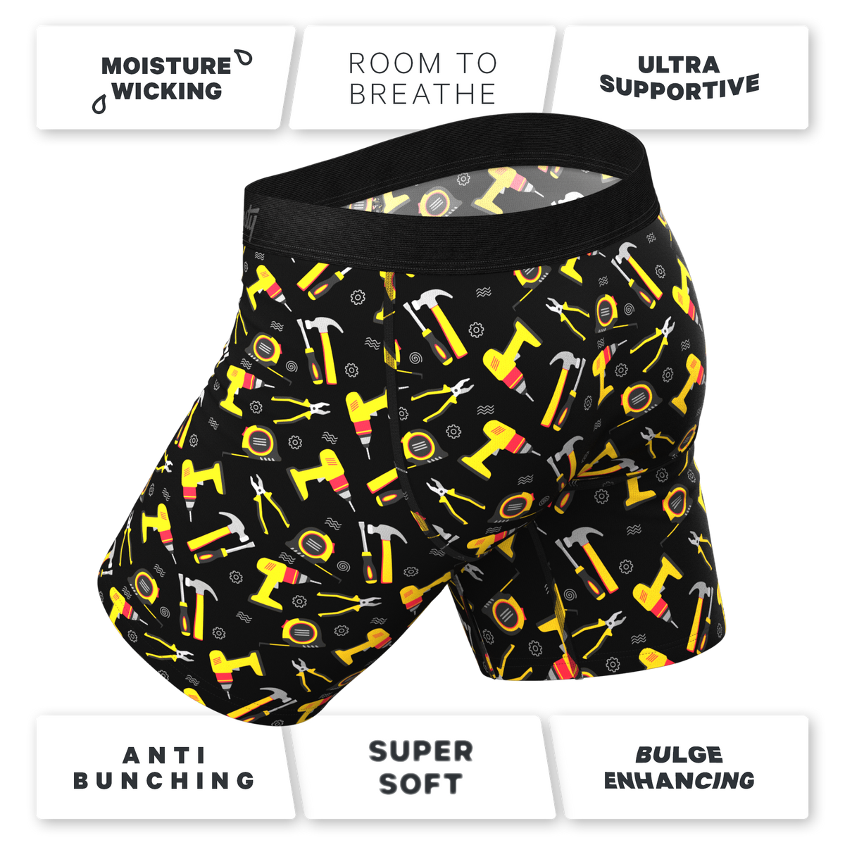 The Best Dad Pack | Long Leg Ball Hammock® Pouch Underwear With Fly 5 Pack - Shinesty