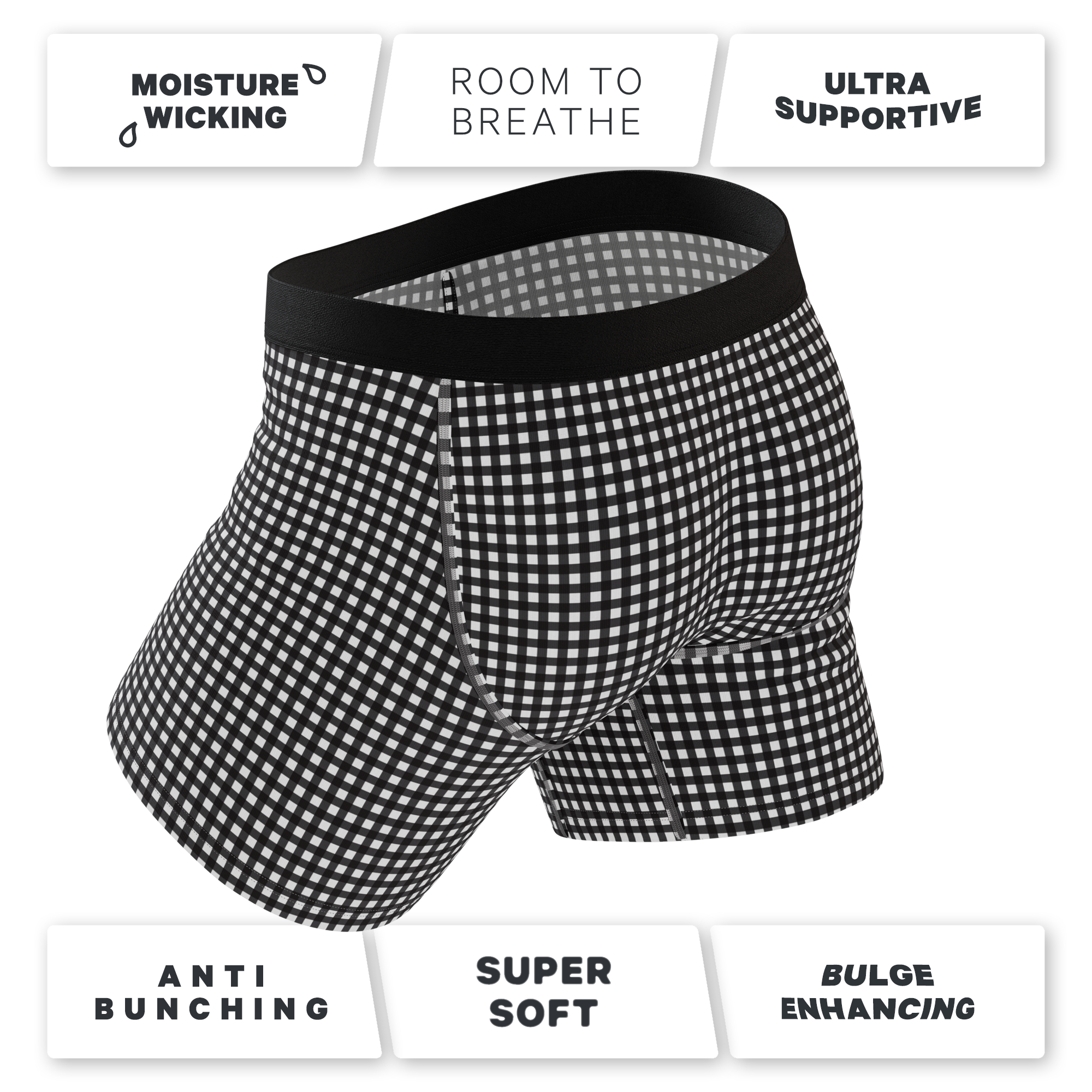 The Blackberry Bramble | Window Pane Ball Hammock® Pouch Underwear - Shinesty
