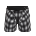 The Blackberry Bramble | Window Pane Ball Hammock® Pouch Underwear With Fly - Shinesty