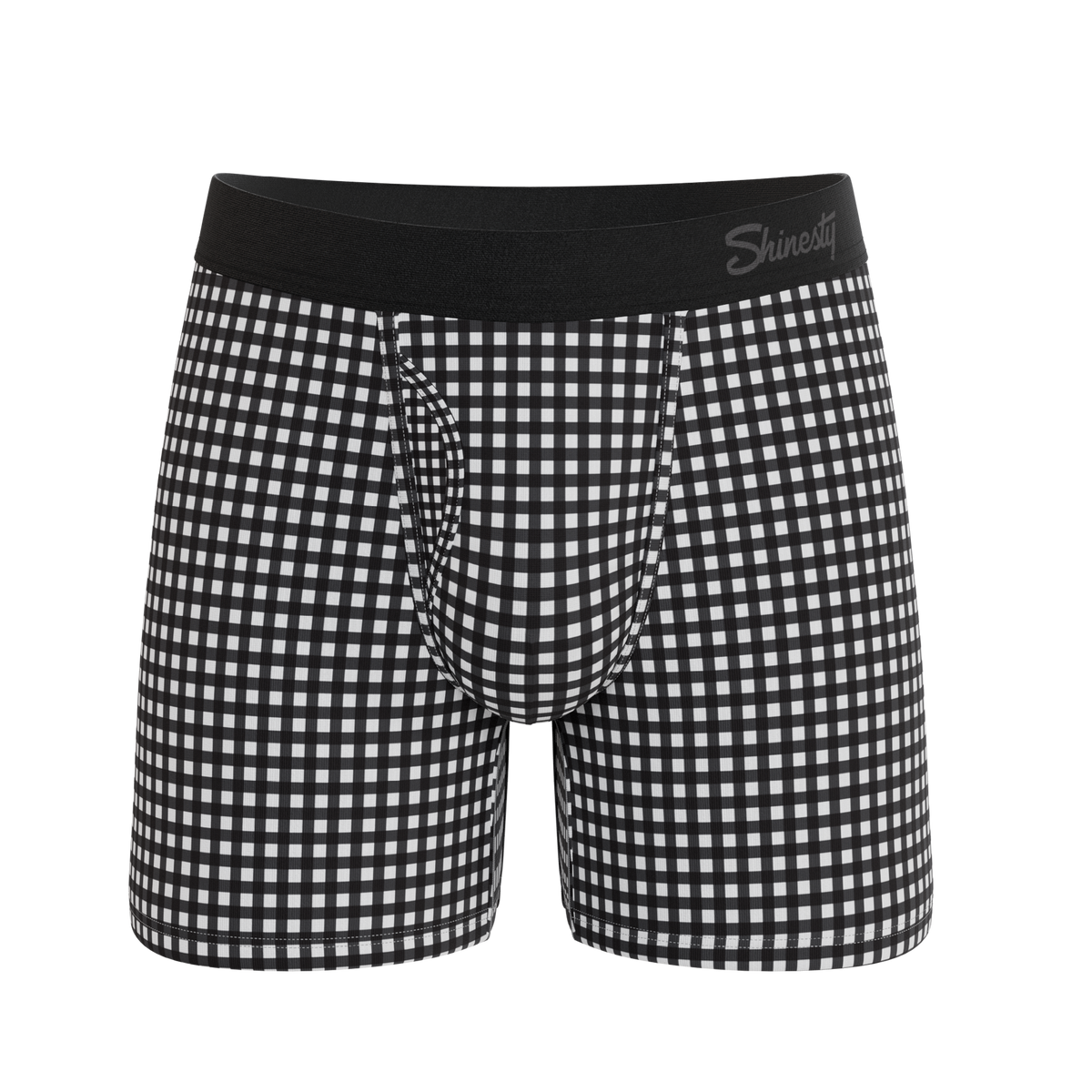 The Blackberry Bramble | Window Pane Ball Hammock® Pouch Underwear With Fly - Shinesty