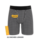 The Blackberry Bramble | Window Pane Ball Hammock® Boxer - Long Leg - Shinesty