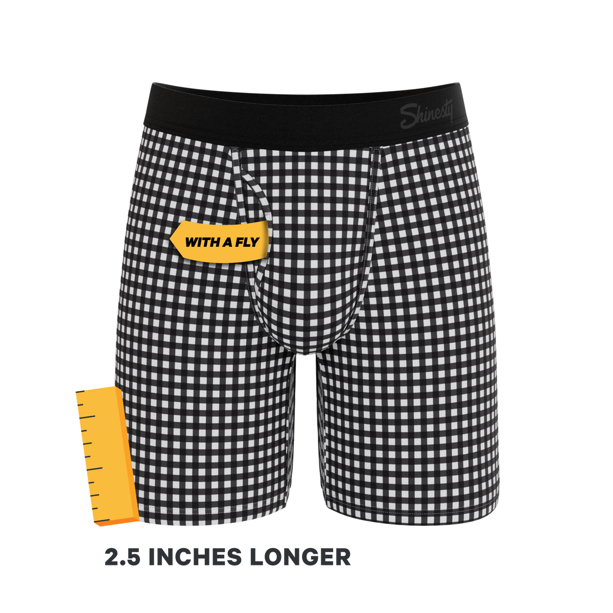 The Blackberry Bramble | Window Pane Ball Hammock® Boxer - Long Leg - Shinesty