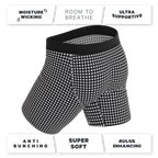 The Blackberry Bramble | Window Pane Ball Hammock® Boxer - Long Leg - Shinesty