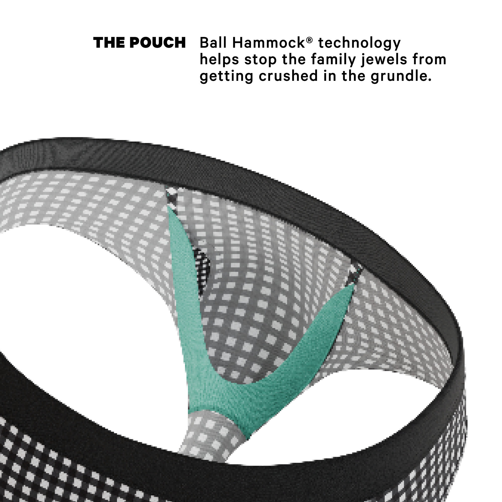 The Blackberry Bramble | Window Pane Ball Hammock® Pouch Underwear Briefs - Shinesty