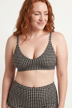 The Blackberry Bramble | Window Pane Boob Hammock™ Plunge Bralette - Shinesty