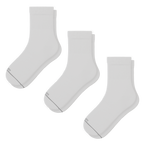 The Blizzard | Heel Hammock™ Quarter Crew Socks 3 Pack - Shinesty