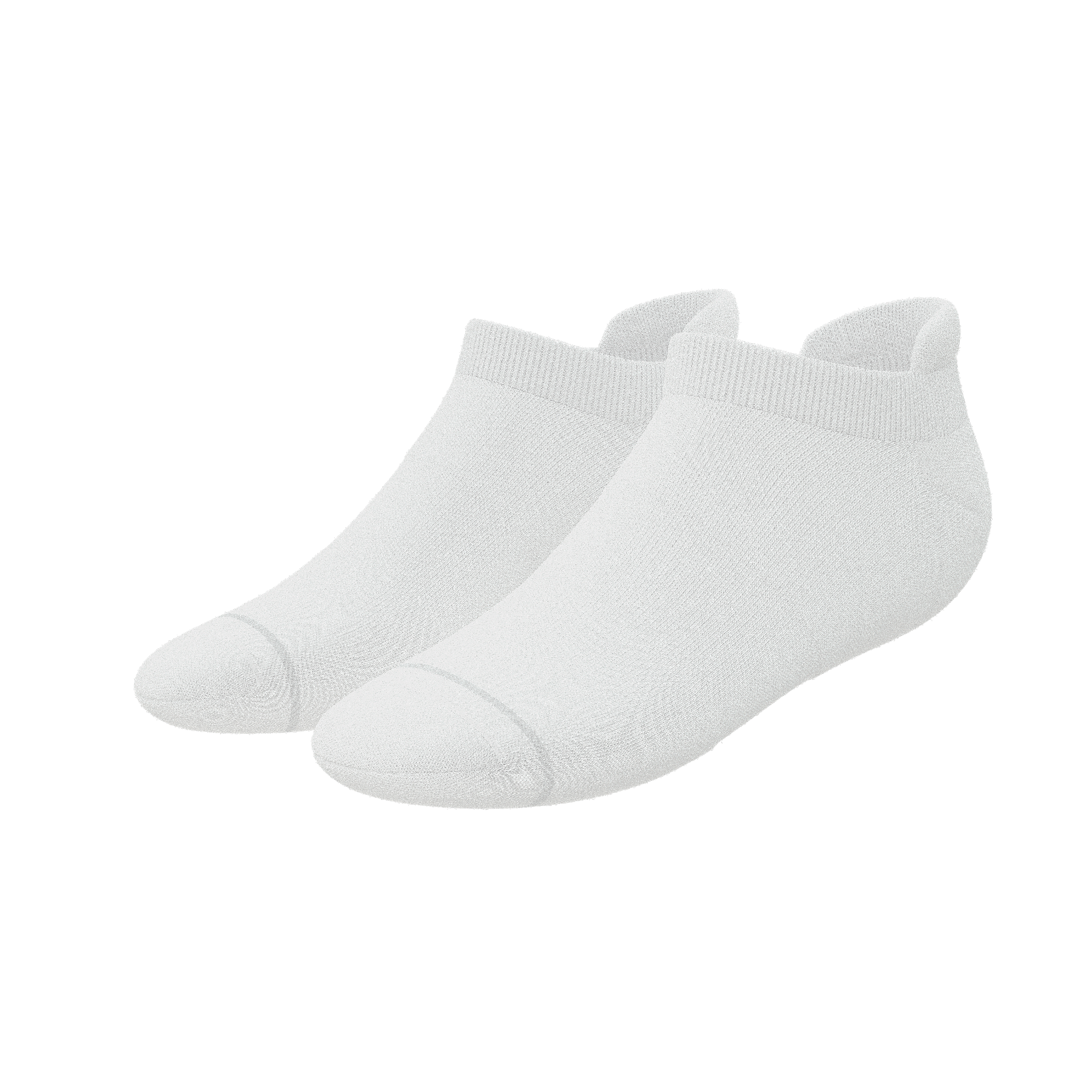 The Blizzard | Plain White Heel Hammock™ Ankle Socks - Shinesty