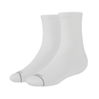 The Blizzard | Plain White Heel Hammock™ Quarter Crew Socks - Shinesty