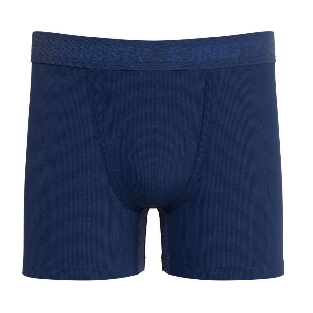 The Bloom Moon | Tonal Navy Youth Boxer Briefs - Shinesty