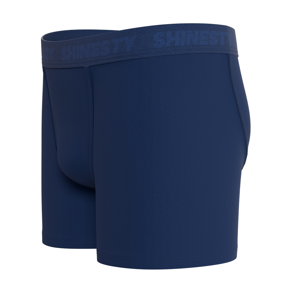 The Bloom Moon | Tonal Navy Youth Boxer Briefs - Shinesty