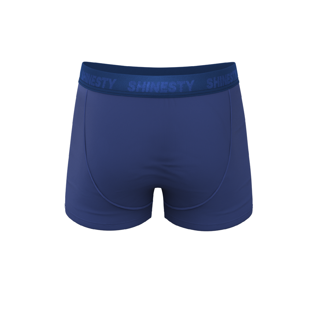 The Bloom Moon | Tonal Navy Ball Hammock® Pouch Trunks Underwear - Shinesty