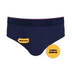 The Blueberry Pie | Red Tip Navy Ball Hammock® Pouch Underwear Briefs - Shinesty