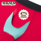 The Blueberry Pie | Red Tip Navy Ball Hammock® Magnum Big Pouch Underwear - Shinesty